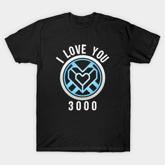 I Love You 3000 Arc Reactor T-Shirt by TextTees